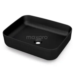 Waskom Clasico Keramiek Mat Zwart 51x40cm Rechthoek