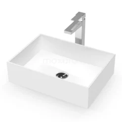 Waskom Mintra Mineraalmarmer Glanzend 45x32,5cm Rechthoek