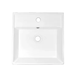 Wastafel Clasico Opbouw Of Hangend 40 Cm Keramiek Wit 1 Kraangat -Badkamer Verkoop wastafel clasico opbouw of hangend 40 cm keramiek wit 1 kraangat k120 1240 2