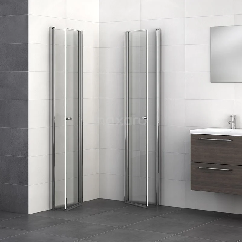 Zircon Comfort Douchecabine | 80x80 Cm Chroom Helder Glas Vouwdeur Vierkant 3 Zircon Comfort Douchecabine | 80x80 Cm Chroom Helder Glas Vouwdeur Vierkant - Afbeelding 3