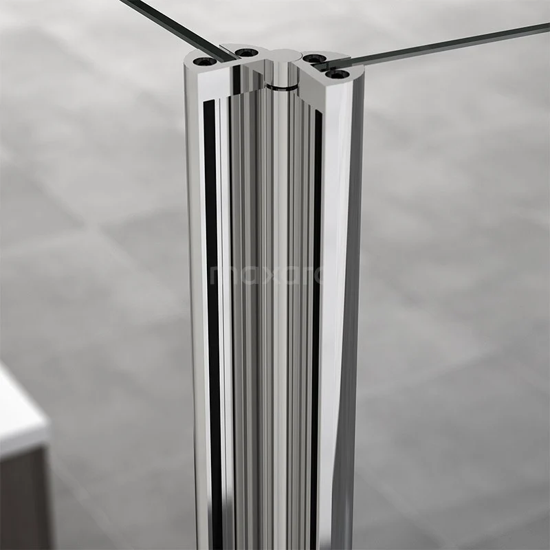 Zircon Comfort Douchecabine | 80x80 Cm Chroom Helder Glas Vouwdeur Vierkant 5 Zircon Comfort Douchecabine | 80x80 Cm Chroom Helder Glas Vouwdeur Vierkant - Afbeelding 5