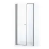 Zircon Comfort Douchedeur | 100 Cm Chroom Helder Glas Draaideur