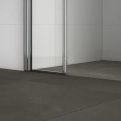 Zircon Comfort Douchedeur | 105 Cm Chroom Helder Glas Draaideur -Badkamer Verkoop zircon comfort douchedeur 105 cm chroom helder glas draaideur dw 0209011 4