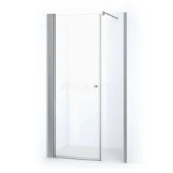 Zircon Comfort Douchedeur | 130 Cm Chroom Helder Glas Draaideur