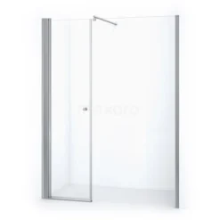 Zircon Comfort Douchedeur | 180 Cm Chroom Helder Glas Draaideur