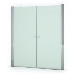 Zircon Comfort Douchedeur | 180 Cm Chroom Matglas Pendeldeur