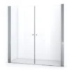 Zircon Comfort Douchedeur | 200 Cm Chroom Helder Glas Pendeldeur