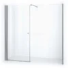 Zircon Comfort Douchedeur | 220 Cm Chroom Helder Glas Draaideur