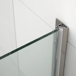 Zircon Comfort Douchedeur | 50 Cm Chroom Helder Met Matte Strook Draaideur -Badkamer Verkoop zircon comfort douchedeur 50 cm chroom helder met matte strook draaideur s0312 0570n 3