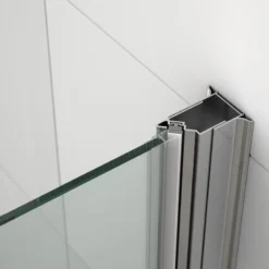 Zircon Comfort Douchedeur | 60 Cm Chroom Helder Met Matte Strook Draaideur -Badkamer Verkoop zircon comfort douchedeur 60 cm chroom helder met matte strook draaideur s0332 0569n 3