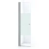 Zircon Comfort Douchedeur | 60 Cm Chroom Helder Met Matte Strook Pendeldeur