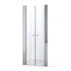 Zircon Comfort Douchedeur | 90 Cm Chroom Helder Glas Pendeldeur