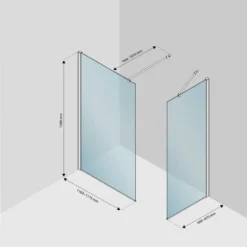 Zircon Comfort Inloopdouche | 120x70 Cm Chroom Helder Glas 2 Vaste Wanden -Badkamer Verkoop zircon comfort inloopdouche 120x70 cm chroom helder glas 2 vaste wanden gw 1207014 9