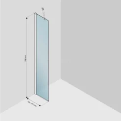 Zircon Comfort Inloopdouche | 20 Cm Chroom Helder Glas Vaste Wand -Badkamer Verkoop zircon comfort inloopdouche 20 cm chroom helder glas vaste wand gw 02013 8