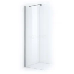 Zircon Comfort Inloopdouche | 80 Cm Chroom Helder Glas Vaste Wand