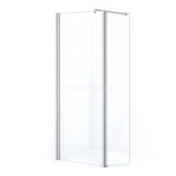 Zircon Comfort Inloopdouche | 80 Cm Chroom Helder Glas Vaste Wand Met Draaibare Zijwand