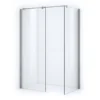 Zircon Comfort Inloopdouche | 90x70 Cm Chroom Helder Glas 2 Vaste Wanden